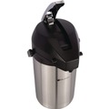 Food Service | BUNN 32130.0000 3 Liter Lever Action Airpot - Stainless Steel/Black image number 8