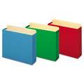 File Folders | Pendaflex FC1524P BLU 3.5 in. Expansion Letter Size File Cabinet Pockets - Blue (10/Box) image number 1