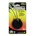 Office Cable Management | Cord Away 00201 2 in. Diameter Adjustable Grommet - Black image number 2