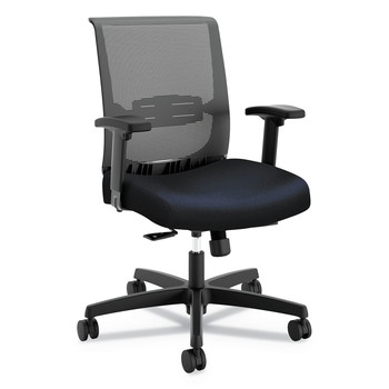 HON HONCMY1ACU98 Convergence Synchro-Tilt Mid-Back 275 lbs. Capacity Task Chair - Navy/Black