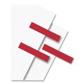 Page Flags | Redi-Tag B20022 Removable/Reusable Page Flags - Red (300/Pack) image number 2