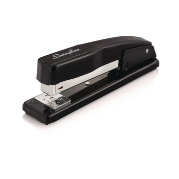 Swingline S7044401A 20-Sheet Capacity Commercial Full Strip Desk Stapler - Black