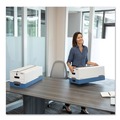 Boxes & Bins | Bankers Box 0002501 12.25 in. x 16 in. x 11 in. Letter/Legal Files Medium-Duty Strength Storage Boxes - White/Blue (4/Carton) image number 6