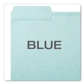 File Folders | Pendaflex 9200T 1/3 1 in. Expansion Assorted 1/3-Cut Tabs Letter Size Pressboard Expanding File Folders - Blue (25/Box) image number 1