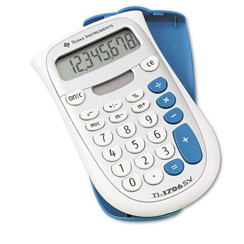 Texas Instruments TI-1706SV TI-1706SV 8-Digit LCD Handheld Pocket Calculator