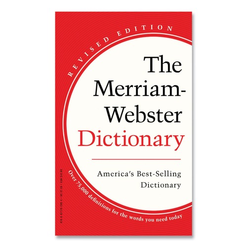 Office & Office Supplies | Merriam Webster MER295-2 960 Pages Revised Edition Paperback The Merriam-Webster Dictionary image number 0