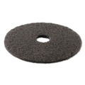 Cleaning & Janitorial Accessories | Boardwalk BWK4019HIP 19 in. Diameter High Performance Stripping Floor Pads - Black (5/Carton) image number 1