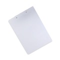 Clipboards | Universal UNV40301 0.5 in. Clip Capacity 8.5 in. x 11 in. Aluminum Clipboard with Low Profile Clip image number 2