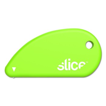 BOX CUTTERS AND UTILITY KNIVES | slice 00200 0.1 in. Ceramic Blade 2.4 in. Plastic Handle Fixed Non Replaceable Micro Safety Blade Safety Cutters - Green