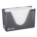 Paper Towel Holders | San Jamar T1720TBK 11 in. x 4.38 in. x 7 in. Countertop Folded Towel Dispenser - Black Pearl image number 1