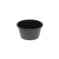 Cups and Lids | Pactiv Corp. YSPP300EA 3.25 oz. Plastic Portion Cup - Black (3000/Carton) image number 4