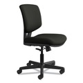 Just Launched | HON H5701.SB11.T Volt Series 250 lbs. Capacity 18 in. to 22.25 in. Seat Height Leather Task Chair - Black image number 4
