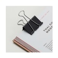 Binding Spines & Combs | Universal UNV10200VP Binder Clips in Zip-Seal Bag - Small, Black/Silver (144/Pack) image number 6