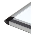 White Boards | U Brands 2804U00-01 PINIT 23 x 17 Magnetic Dry Erase Board - White image number 2