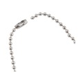 Label & Badge Holders | Advantus 75417 36 in. Metal Ball Chain Fastener Long Nickel Plated ID Badge Holder Chain (100/Box) image number 3