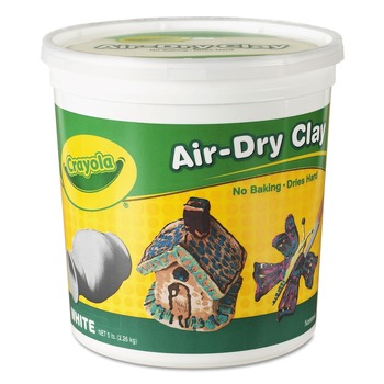 Crayola 575055 5 lbs. Air-Dry Clay - White