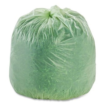 PRODUCTS | Stout by Envision E2430E85 13 Gallon 0.85 mil 24 in. x 30 in. EcoSafe-6400 Bags - Green (45/Box)