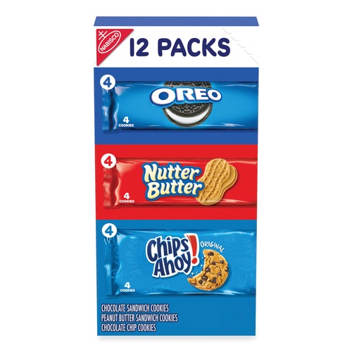 Snacks | Nabisco MOZ07486 20 oz. Box Variety Pack Cookies - Assorted (12/Box) image number 0