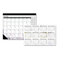 Back to School Sale | House of Doolittle 197 22 in. x 17 in. 12-Month (Jan-Dec) 2026 Recycled Desk Pad Calendar - Wild Flowers Artwork image number 0