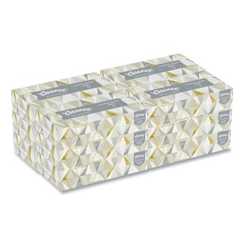 Kleenex 03076 2-Ply Facial Tissue for Business - White (12 Boxes/Carton)