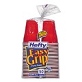 Just Launched | Hefty PAC C20950 Easy Grip Disposable Plastic 9 oz. Party Cups - Red (50/Pack, 12 Packs/Carton) image number 3