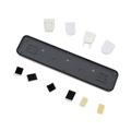Office Presentation Supplies | Advantus 75329 9 in. x 2 in. Panel Wall Sign Acrylic Name Holder - Clear (6/Pack) image number 1