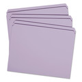 Just Launched | Smead 12410 Colored File Folders with Reinforced Top Straight Tabs - Letter, Lavender (100/Box) image number 1