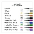 Pens | uni-ball 1919997 Signo Gel Impact 1 mm Stick Gel Pen - Assorted Metallic Ink and Barrel Colors/Bold (3-Piece/Set) image number 4