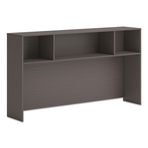 Office Desks & Workstations | HON HLPLDH72.LSL1 72 in. W x 14 in. D x 39.75 in. H 3 Compartments Mod Desk Hutch - Slate Teak image number 0