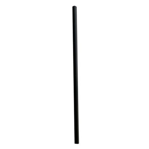 Cutlery | Boardwalk BWKGSTW775BK 7.75 in. Wrapped Giant Polypropylene Straws - Black (7200/Carton) image number 0
