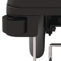 Cleaning Carts | Suncast Commercial HKC1000 24 in. x 62.13 in. x 49.75 in. 1 Shelf Plastic Standard Housekeeping Cart - Black image number 9