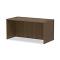 Office Desks & Workstations | Alera ALEVA216030WA Valencia Series 59.13 in. x 29.5 in. x 29.63 in. Straight Front Desk Shell - Modern Walnut image number 3