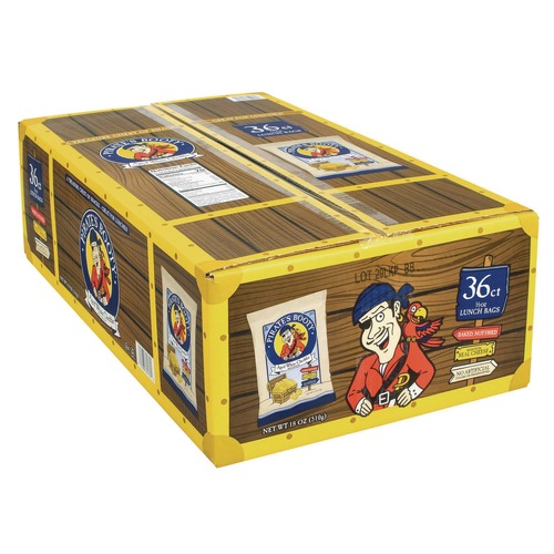 Snacks | Green Rabbit 19266 0.5 oz. Bag Puffs - Aged White Cheddar (36/Carton) image number 0