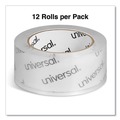 Tapes | Universal UNV66100 3 in. Core 1.88 in. x 109 yds. Deluxe General-Purpose Acrylic Box Sealing Tape - Clear (12/Pack) image number 3