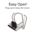 Just Launched | Cardinal 10320 Premier Easy Open 2 in. Capacity 11 in. x 8-1/2 in. 3 Ring ClearVue Locking Slant-D Ring Binder - White image number 2