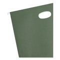 File Folders | Smead 64220 1 Section 3.5 in. Capacity Letter Size Hanging Pockets with Full-Height Gusset - Standard Green (10/Box) image number 2
