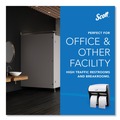 Toilet Paper Dispensers | Scott 44518 11.25 in. x 6.31 in. x 12.75 in. Pro High Capacity Coreless SRB Tissue Dispenser - Black (1/Carton) image number 7