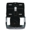 Paper Towel Holders | Boardwalk WP98053 Boardwalk Xtra 11.13 in. x 7.38 in. x 8.88 in. 2-Roll Controlled Bath Tissue Dispenser - Translucent Black (1/Carton) image number 4