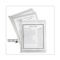 Envelopes & Mailers | C-Line 48117 Zip 'N Go 1 in. Capacity 10 in. x 13 in. Reusable Envelope with an Outer Pocket - Clear (3/Pack) image number 3
