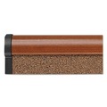 Bulletin Boards | Quartet B243LC 36 in. x 24 in. Prestige Colored Cork Bulletin Board - Brown Surface/Light Cherry Finished Fiberboard/Plastic Frame image number 1