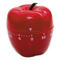 Clocks | Baumgartens 77042 4 in. Diameter x 4 in. h Apple Shaped Timer - Red image number 1