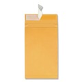 Envelopes & Mailers | Quality Park QUA93338 #15 Square Flap Redi-Strip Closure 10 in. x 15 in. Redi-Strip Kraft Expansion Envelope - Brown Kraft (25/Pack) image number 2