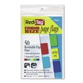 Page Flags | Redi-Tag B76820 Removable Page Flags - Red/Blue/Green/Yellow/Purple (50/Pack) image number 0