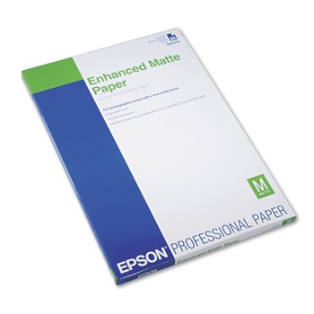 COPY AND PRINTER PAPER | Epson S041339 Ultra Premium Matte Presentation Paper, 10 Mil, 13 X 19, Matte White, 50/pack