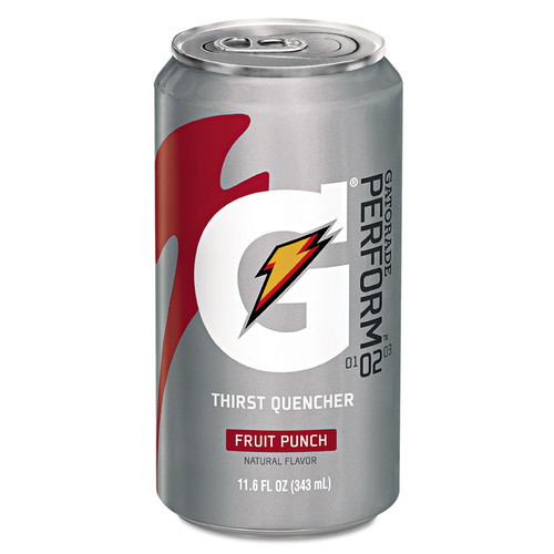 Beverages & Drink Mixes | Gatorade QUA30903 G Series 11.6 oz. Thirst Quenchers - Fruit Punch (Carton of 24 Cans) image number 0