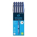 Back to School Sale | Schneider 183403 Extra-Fine 0.3 mm One Hybrid N Stick Rollerball Pen - Blue Ink, Blue Barrel (10/Box) image number 0