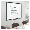 White Boards | Quartet 2544B Classic Series 48 in. x 36 in. Porcelain Magnetic Dry Erase Board - White Surface/Black Aluminum Frame image number 4