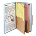 Just Launched | Smead 19081 Pressboard Six-Section Top Tab Classification Folders - Legal, Blue (10/Box) image number 1