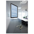 Office Presentation Supplies | Durable 476801 8.5 in. x 11 in. DURAFRAME Sign Holder - Black Frame (2/Pack) image number 9