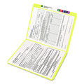 File Folders | Smead 12910 Straight Tabs Letter Size 0.75 in. Expansion Reinforced Top Tab Colored File Folders - Yellow (100/Box) image number 3